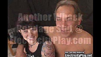 Tattoo Slut Zapped and Bondage BlowJob