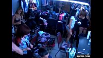 Strip club dressing room camera