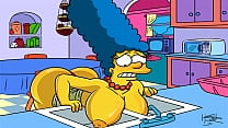 Los Simpsons Hentai - Marge Sexy (GIF)