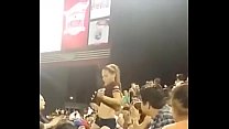 Girl from Culiacan Dancing in Estadio Tomateros Culiacan