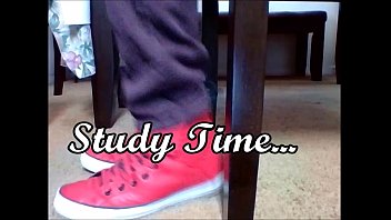 Foot Teasing//Study Time...//Part 1