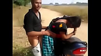 desi couple having quickie by the road while friend films