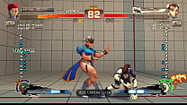Street Fighter Chun-Li Coño Peludo