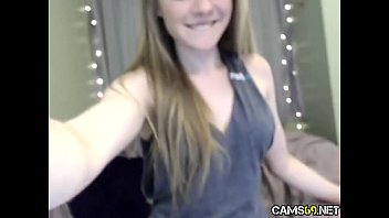 Sexy Amateur Blonde Babe Pussy Spready, Teasing, & Closeup on Cam pt 2 - cams69.net