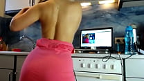 sexydea flashing ass on live webcam