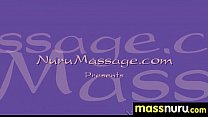 Naughty chick gives an amazing Japanese massage 17