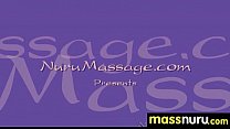 Naughty chick gives an amazing Japanese massage 13