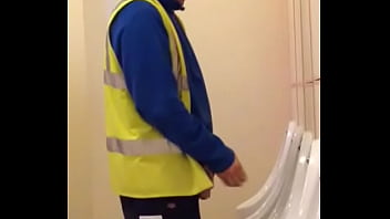 hot worker pissing