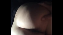 playing with gf pussy in bed slapping ass