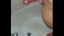 jeune takimg dominicain douche jouant avec ma bite