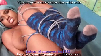 Don't Hurt Me Stepdad! Msnovember Stepdad Lost It And Tied Her Beautiful Ebony Body, Giant Natural Titties and Sweet Pussy on Sheisnovember