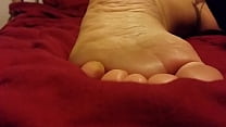 cum on my gf s. feet 3