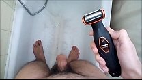 Shaving My Big Thick Sexy Hot Hairy Cock & Balls in the BathRoom !!!