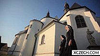 Pornô louco com freiras católicas e monstro - Tittyholes - XCZECH.com