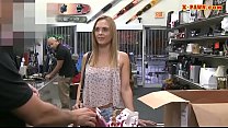 Small tits blondie railed by pawn dude