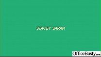 Busty Office Girl (Stacey Saran) Get Hardcore Action Bang vid-30
