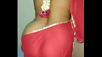 bhabhi em saree vermelho expondo