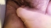 Hairy pussy playing part 1