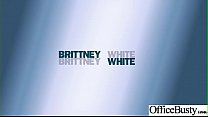 (Brittney White) Big Tits Sluty Girl In Hardcore Sex In Office clip-07