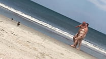 ladies at a nude beach enjoying what they see