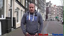 Dutch hooker face spunked