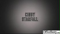 Sexe hard avec des gros seins ronds, fille de bureau coquine (Cindy Starfall) video-08