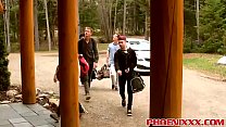 Adorable twinks share hot anal sex passion in a cabin