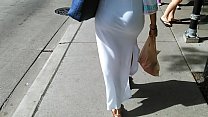 Vestido branco transparente VPL