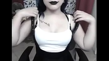 chica gótica webcam