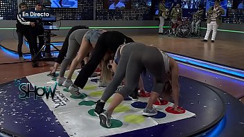 Mexican girls playing twister