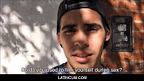 Испанский латиноамериканский твинк сняли и трахнули за деньги в любительском видео