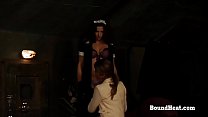 Betrayed Cargo: Mistress And Huntress Playing With Sub