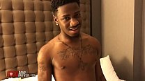 Hot Dreezy Longwood strokes his dick for the camera
