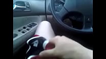 Drew masturbating in car