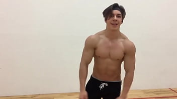 Horny fit guy showing his beautiful and horny body