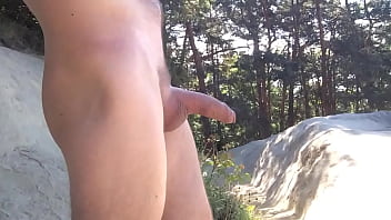 desnudo en una roca franksex