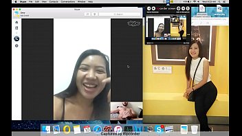 Thai asian girl dick flash Skype webcam Maleewan Ruamphon