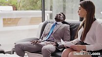 Stressed out colleagues have interracial anal sex - Joseline Kelly
