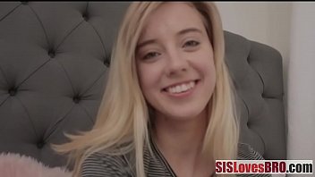 Young Stepsis Convinces To Make Porn With Her - Haley Reed
