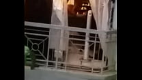 Rocky fucking in balcony