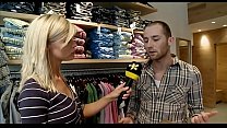 BEAUTIFUL WOMAN FUCKS AT SUPERDRY STORE BRUGES HORNY SHOP