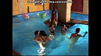 Student orgy in the pool