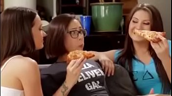 SORORITY-SISTERS EAT OUT THE PIZZA DELIVERY GIRL - Part 2 at GoodGreatPorn.com