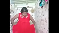 Swathi naidu wearing dress after bath part-2
