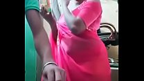 Swathi naidu sexy while dress to saree