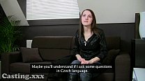 Casting First time creampie for student