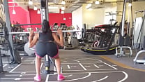 Big Ass doing squats