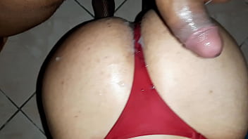 Part II - After punching me non-stop he left me all cum and even cleaned his dick in my ass *****