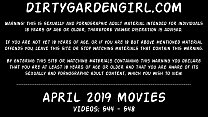 Actualizaciones de abril de 2019 en Dirtygardengirl - ¡¡¡consoladores extremos con prolapso de fisting anal !!!