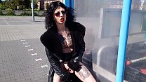 Lucy Ravenblood dildoing in public